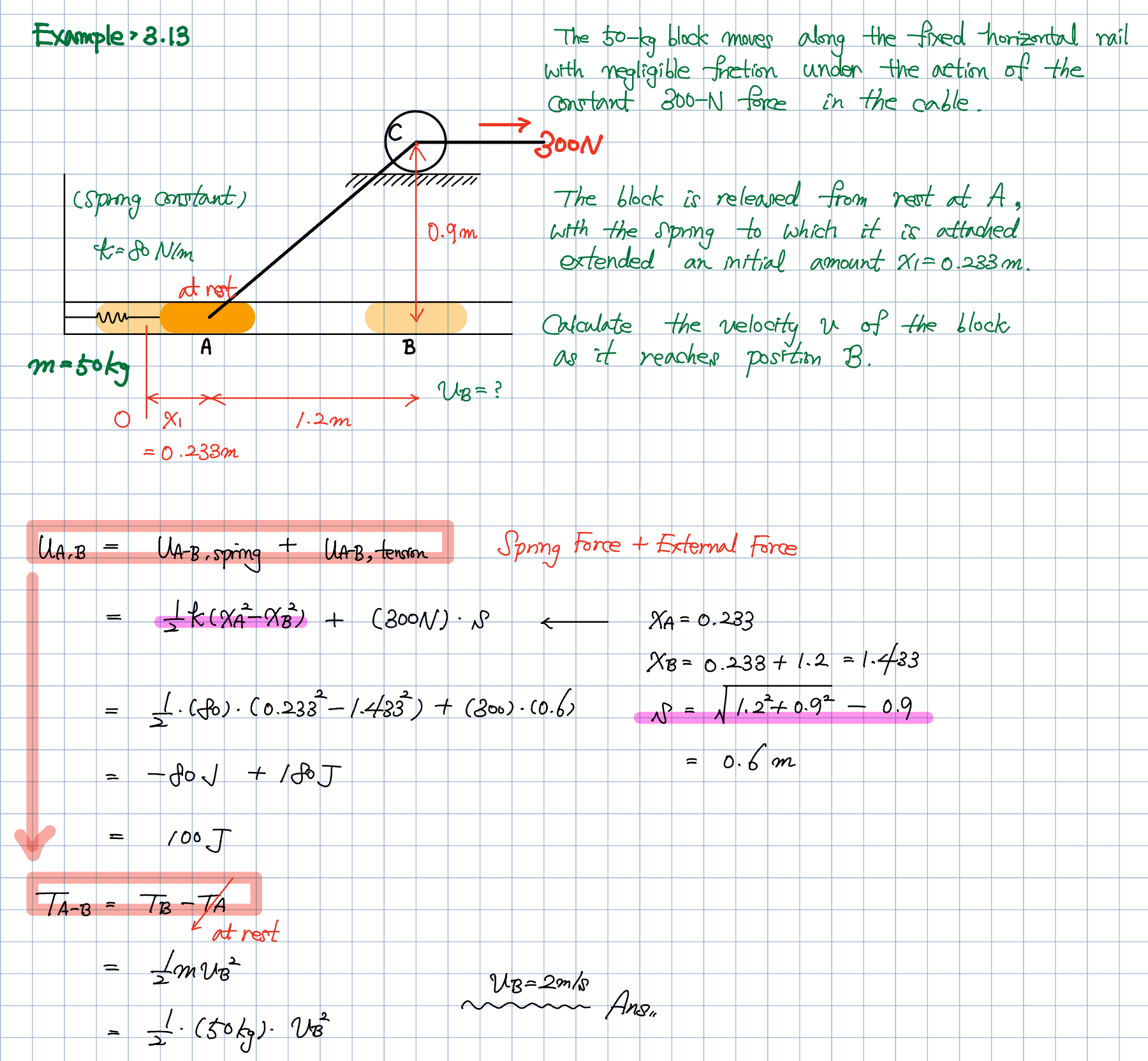 15.-Kinetics-of-Particles-Work-Energy-Examples-판서.jpeg.png